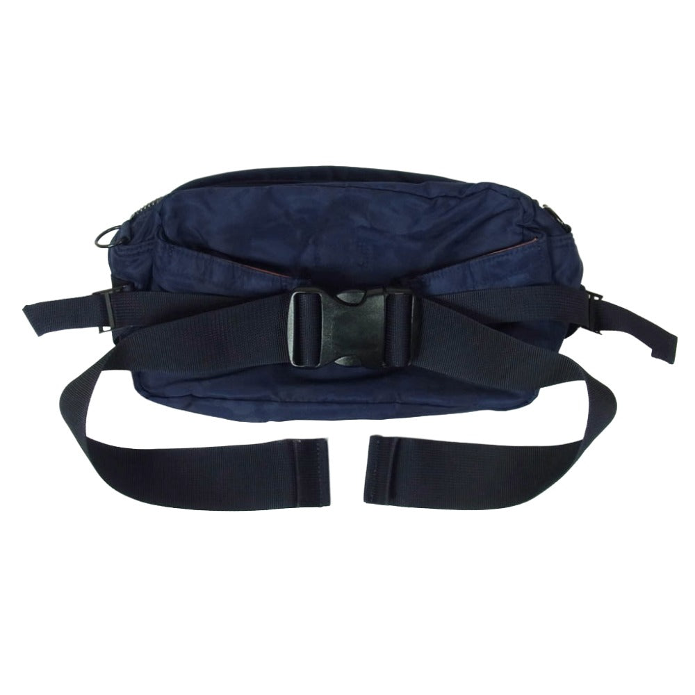 PORTER ポーター A BATHING APE エイプ WAIST BAG ウエストバッグ ボディバッグ ネイビー系 F【中古】