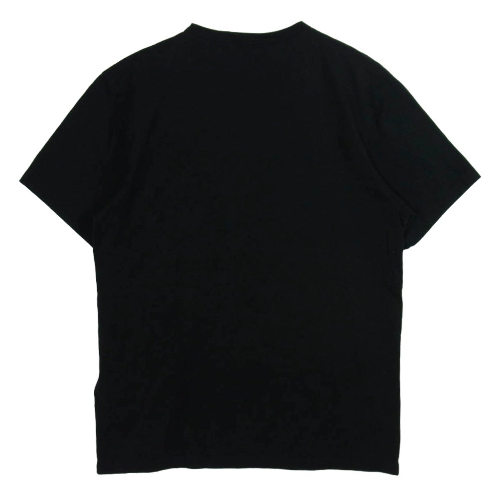 MAISON KITSUNE メゾンキツネ AM00102KJ0010 フォックスロゴ 胸ポケット Tシャツ ブラック系 L【中古】