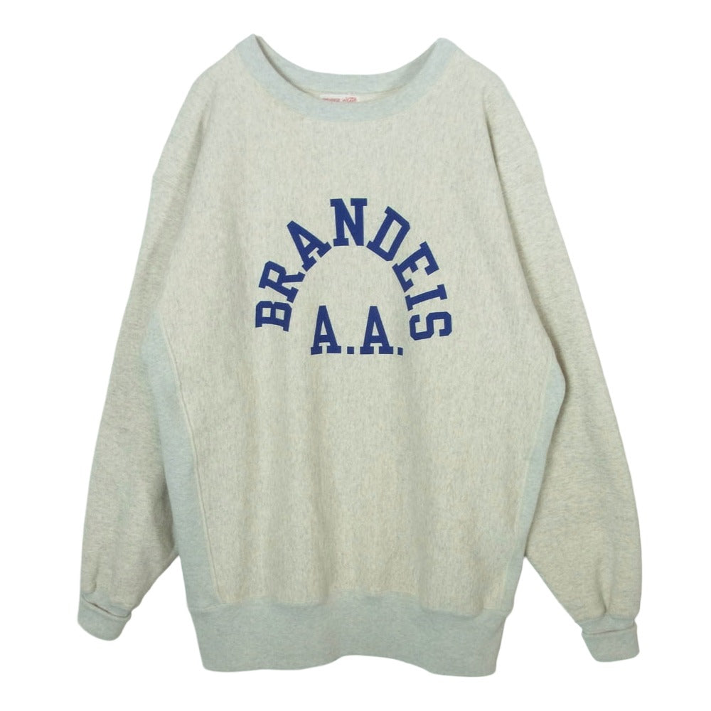Champion チャンピオン c3-w033 2nd PATENT CREWNECK SWEATSHIRT リバースウィーブ 2ndパテントモデル クルーネック スウェット ベージュ系 XL【美品】【中古】