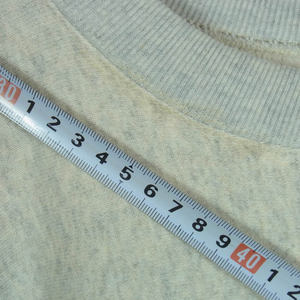 Champion チャンピオン c3-w033 2nd PATENT CREWNECK SWEATSHIRT リバースウィーブ 2ndパテントモデル クルーネック スウェット ベージュ系 XL【美品】【中古】