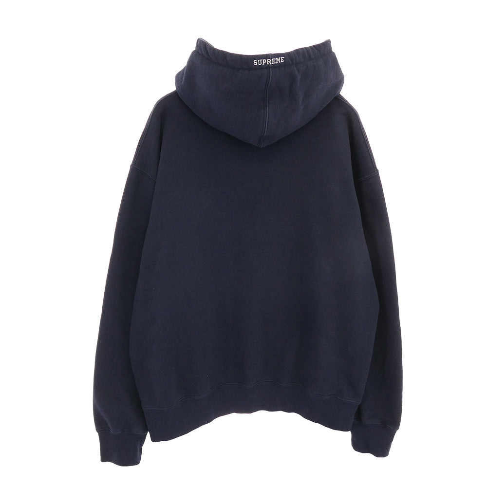 Supreme シュプリーム 25SS S Logo Hooded Sweatshirt Navy Sロゴ スウェット パーカー フーデッドスウェットシャツ フーディ ネイビー L ネイビー系 L【中古】