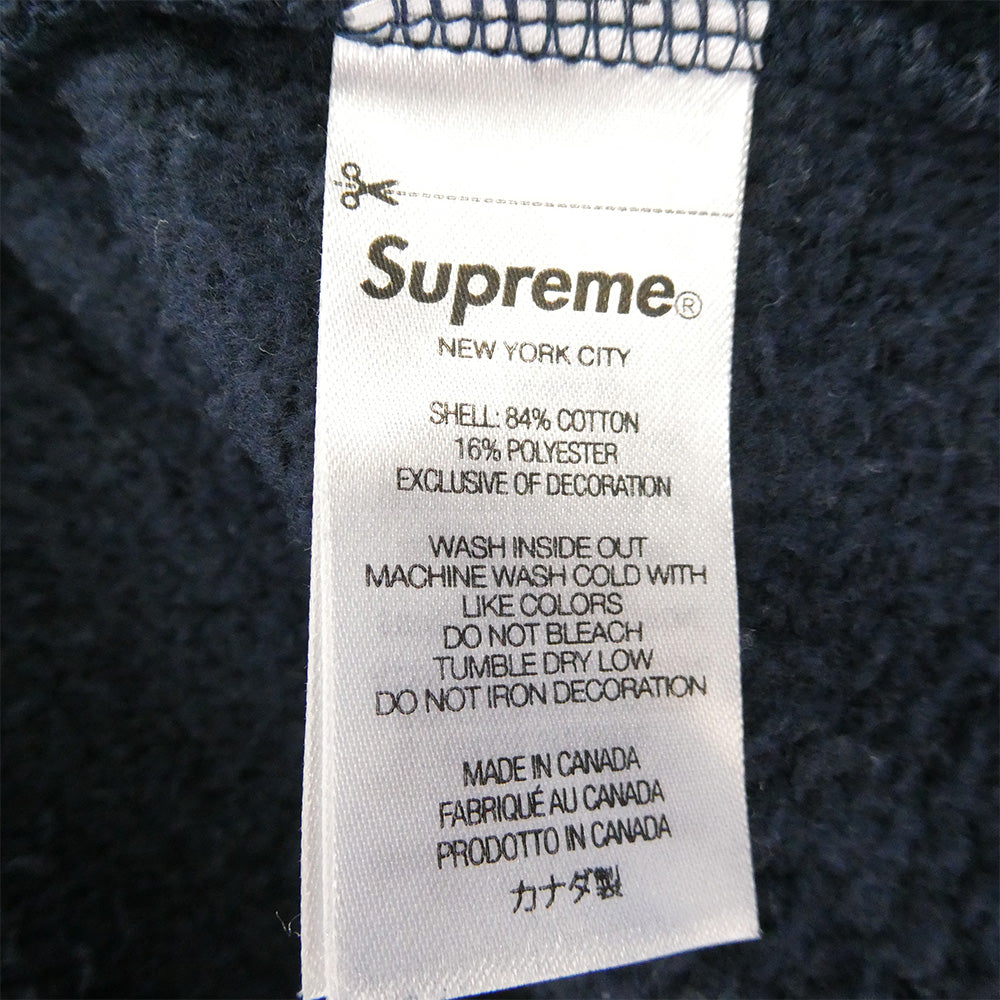Supreme シュプリーム 25SS S Logo Hooded Sweatshirt Navy Sロゴ スウェット パーカー フーデッドスウェットシャツ フーディ ネイビー L ネイビー系 L【中古】