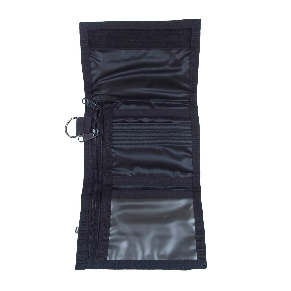 PORTER ポーター 555-06440 CAPSULE カプセル ウォレット 三つ折り財布 ブラック系【中古】