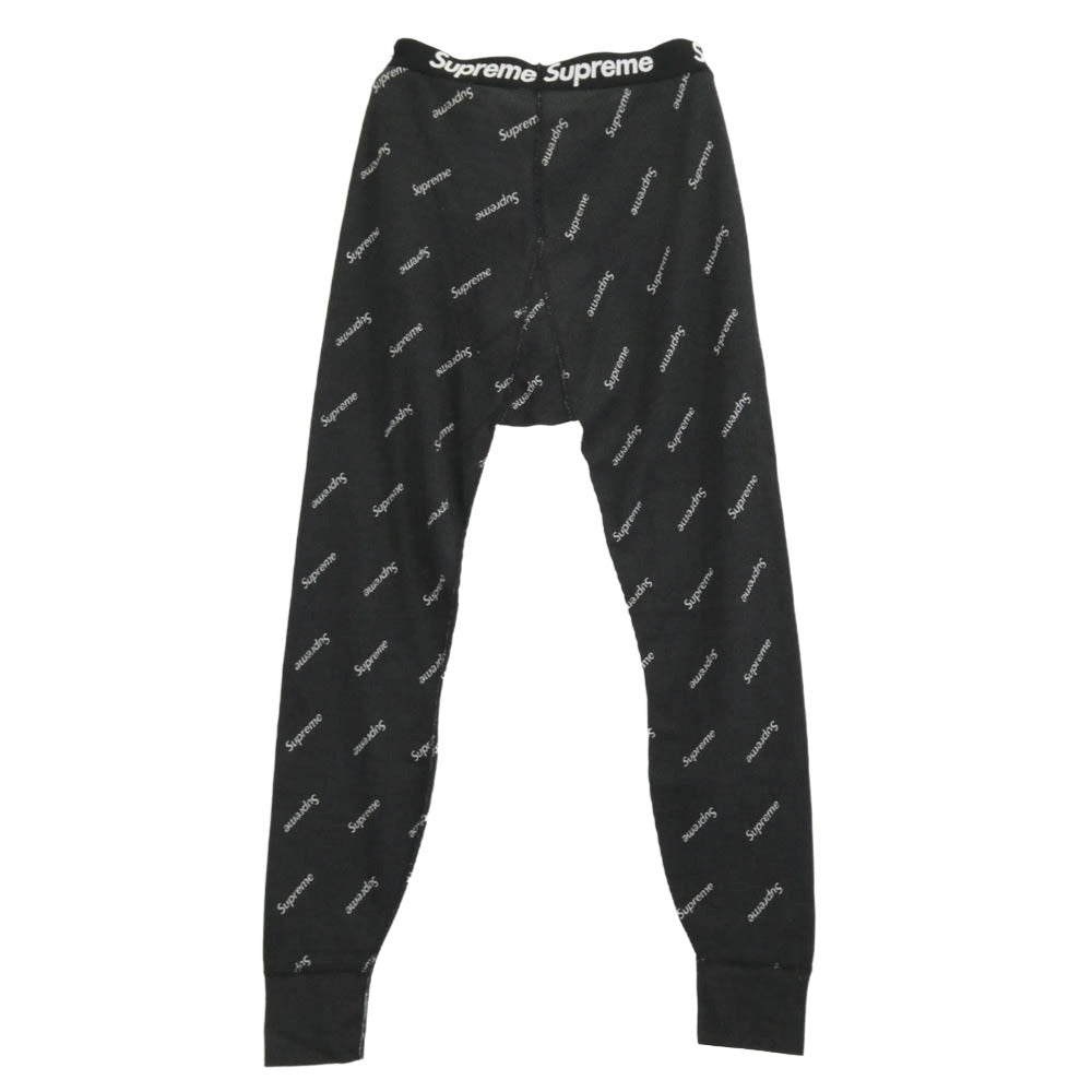 Supreme シュプリーム Hanes Thermal Pant ヘインズ サーマル パンツ ダークグレー系 M【極上美品】【中古】