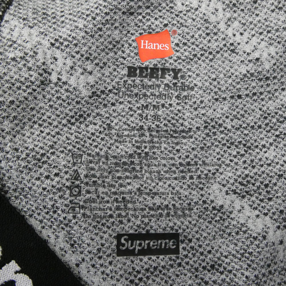 Supreme シュプリーム Hanes Thermal Pant ヘインズ サーマル パンツ ダークグレー系 M【極上美品】【中古】