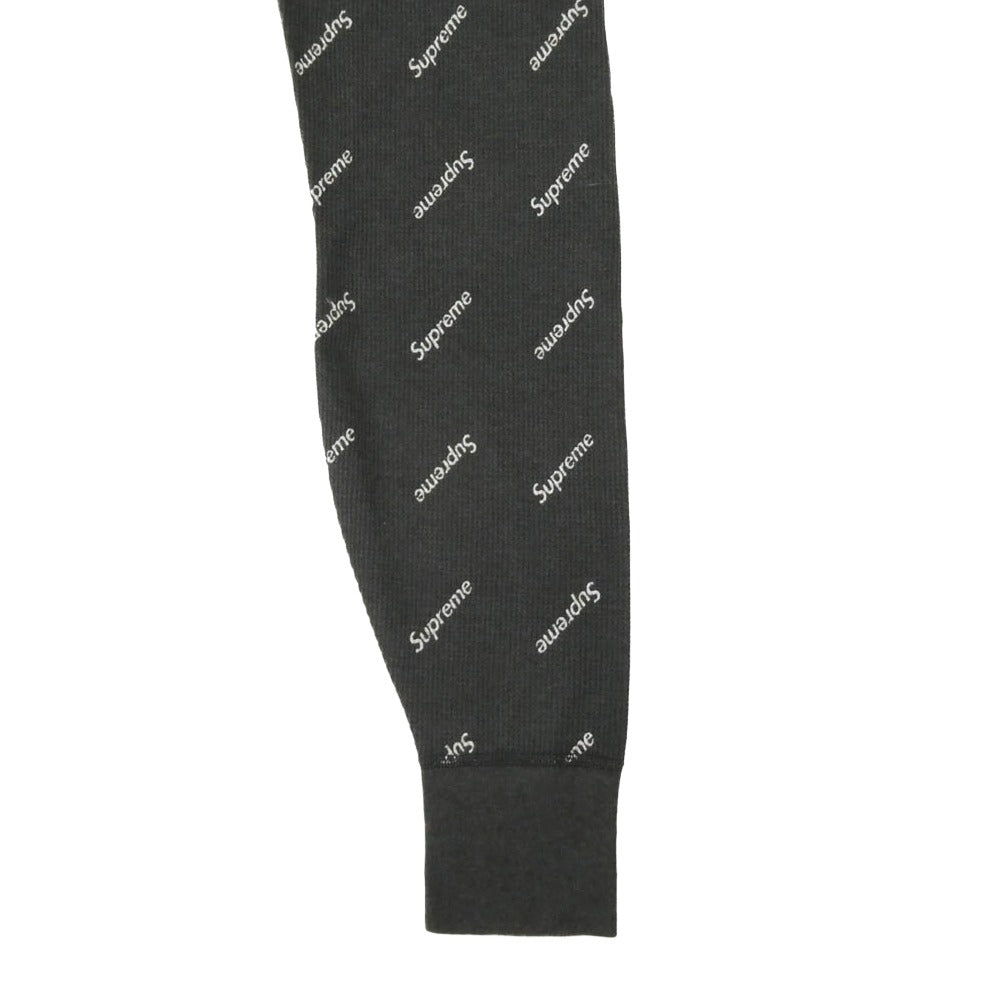 Supreme シュプリーム Hanes Thermal Pant ヘインズ サーマル パンツ ダークグレー系 M【極上美品】【中古】