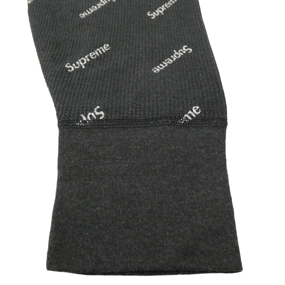 Supreme シュプリーム Hanes Thermal Pant ヘインズ サーマル パンツ ダークグレー系 M【極上美品】【中古】