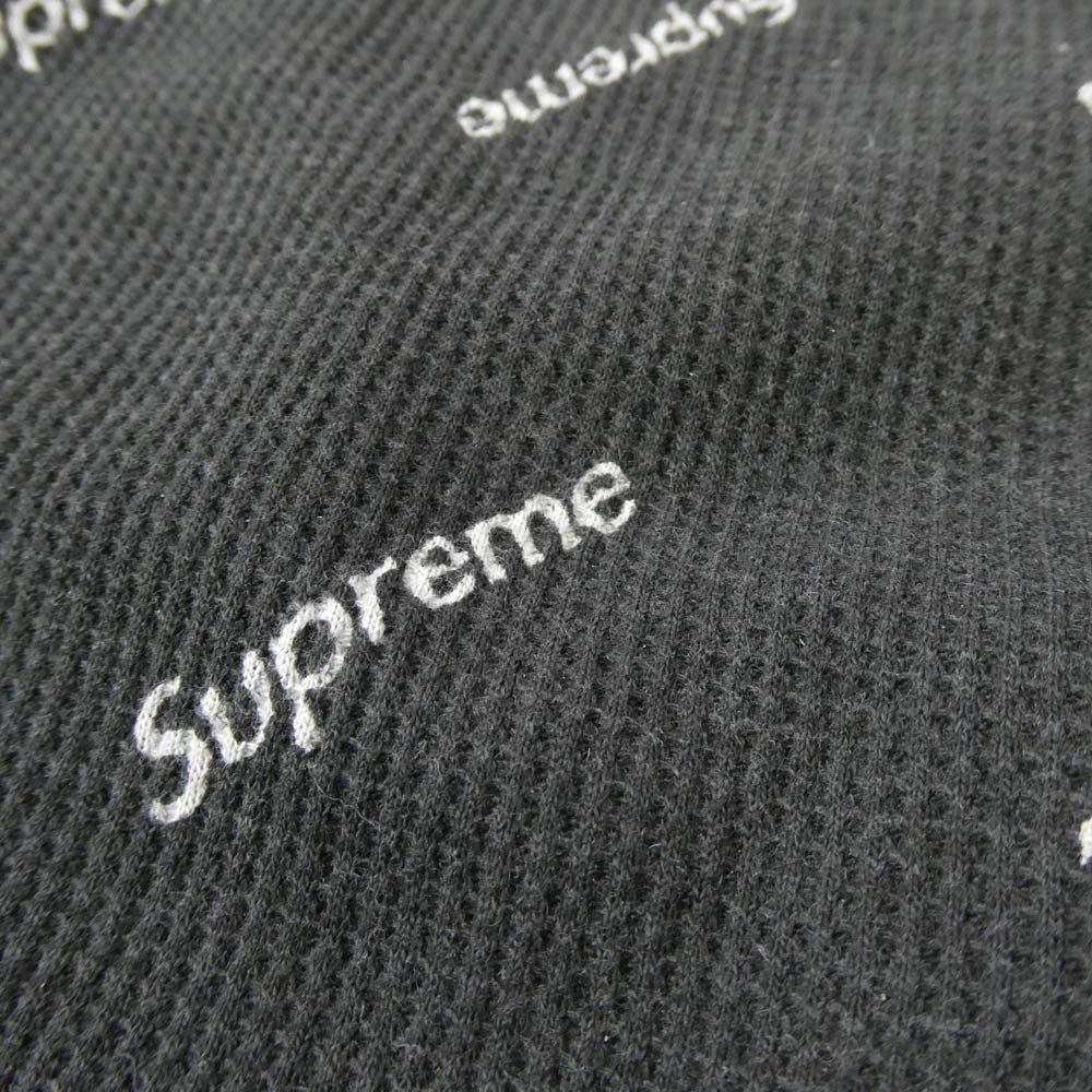 Supreme シュプリーム Hanes Thermal Pant ヘインズ サーマル パンツ ダークグレー系 M【極上美品】【中古】