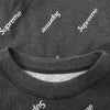 Supreme シュプリーム Hanes Thermal Crew ヘインズ サーマル クルーネック 長袖 Tシャツ ダークグレー系 M【中古】