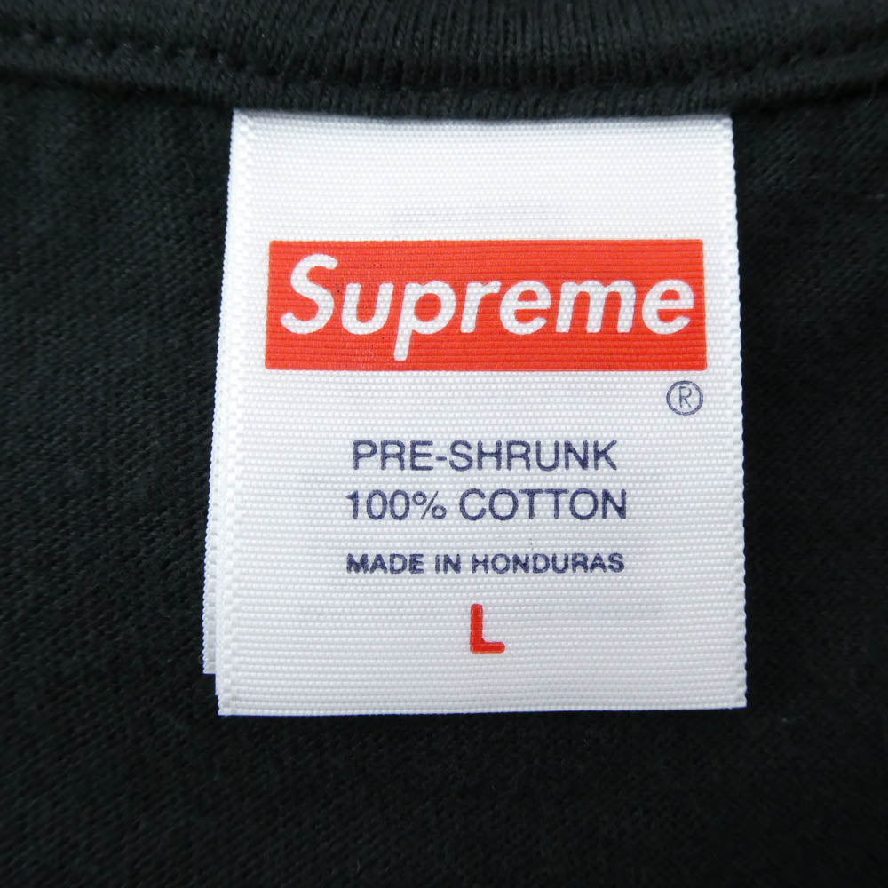 Supreme シュプリーム DEVOTION TEE ディヴォーション プリント クルーネック 半袖 Tシャツ ブラック系 L【極上美品】【中古】