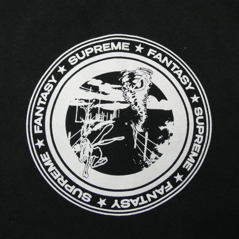 Supreme シュプリーム DEVOTION TEE ディヴォーション プリント クルーネック 半袖 Tシャツ ブラック系 L【極上美品】【中古】