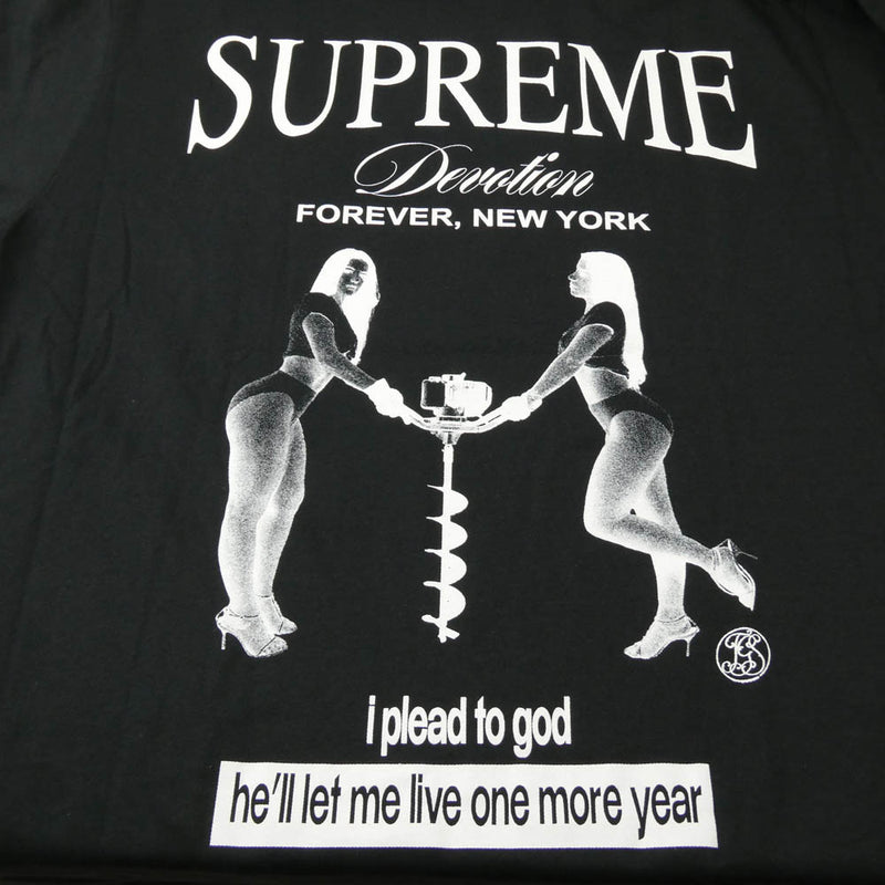 Supreme シュプリーム DEVOTION TEE ディヴォーション プリント クルー