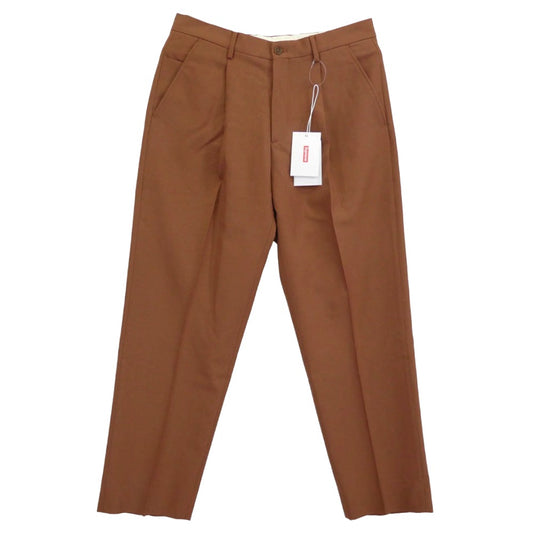 Supreme シュプリーム Pleated Trouser プリ―テッド トラウザー パンツ ブラウン ブラウン系 32【中古】