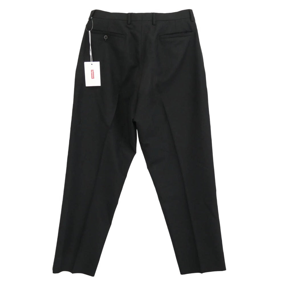 Supreme シュプリーム Pleated Trouser プリ―テッド トラウザー パンツ ブラック ブラック系 32【中古】