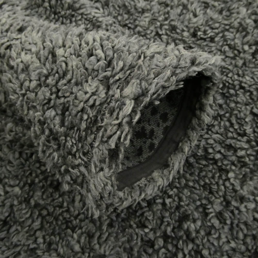 Supreme シュプリーム 23SS NT023071 × THE NORTH FACE ノースフェイス High Pile Fleece Pullover ボア ハイパイル フリース プルオーバー トップス ダークグレー系 L【中古】