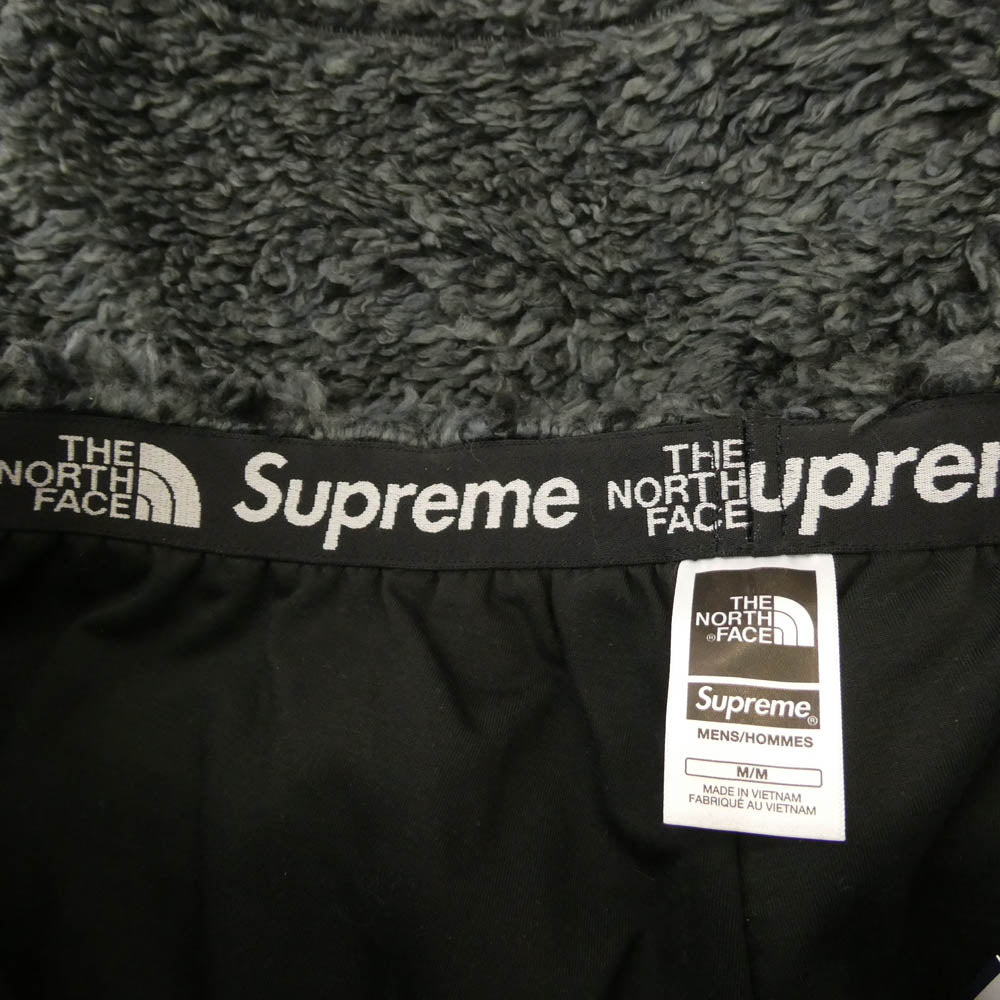 Supreme シュプリーム 23SS NB02308I × THE NORTH FACE ノースフェイス High Pile Fleece Short ボア ハイパイル フリース ショート パンツ ショーツ グレー系 M【極上美品】【中古】