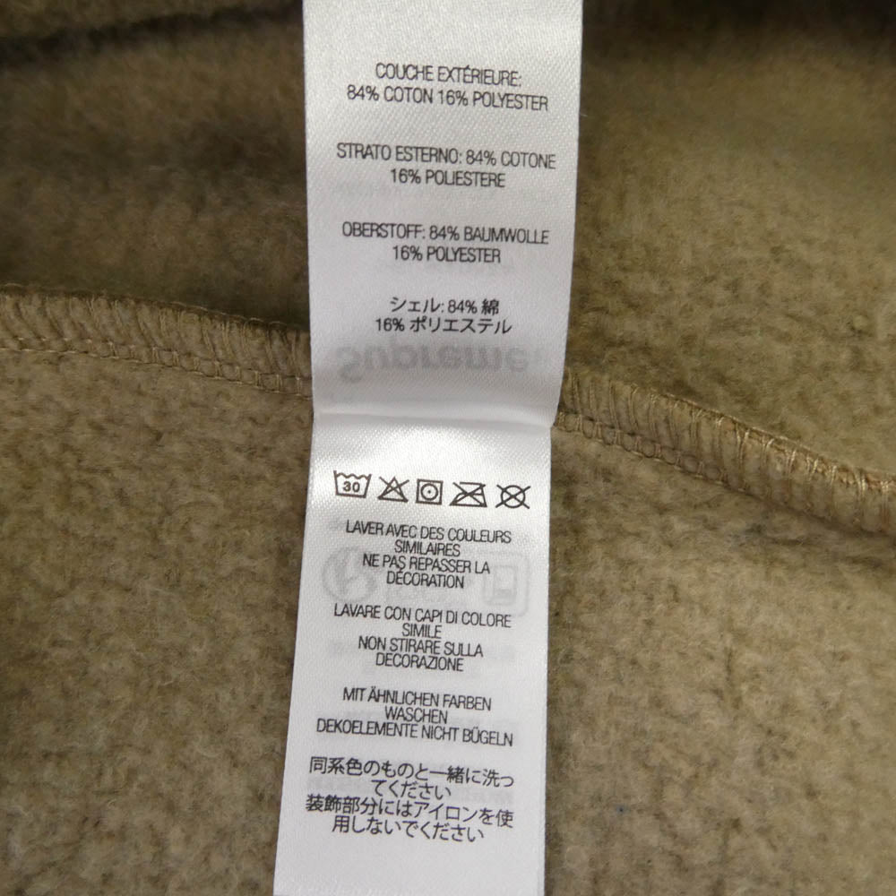 Supreme シュプリーム Small Box Zip Hooded Sweatshirt スモールボックス ロゴ ジップアップ パーカー ライトブラウン系 L【美品】【中古】