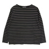 オーベルジュ COCO II ボーダー 長袖 Tシャツ カットソー ブラック系 40【中古】
