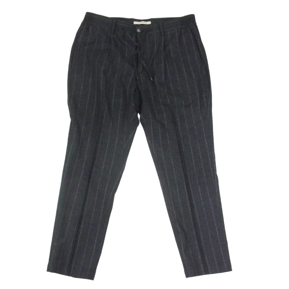 giab's ARCHIVIO masaccio ウール イージー トラウザー パンツ チャコール系 50【中古】