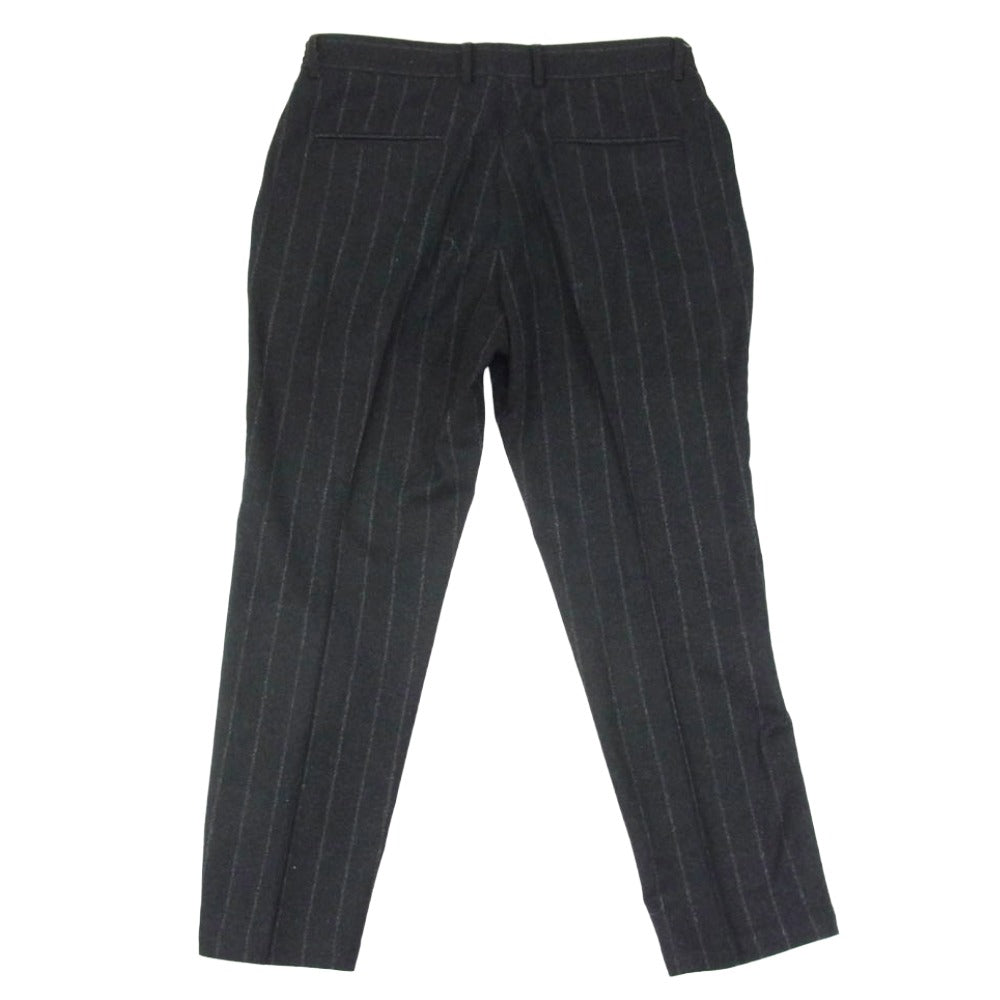 giab's ARCHIVIO masaccio ウール イージー トラウザー パンツ チャコール系 50【中古】