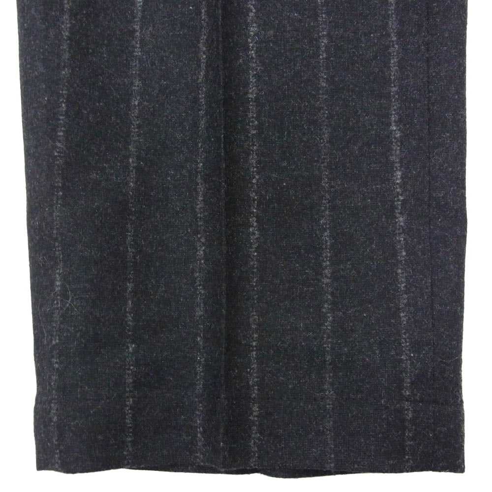 giab's ARCHIVIO masaccio ウール イージー トラウザー パンツ チャコール系 50【中古】