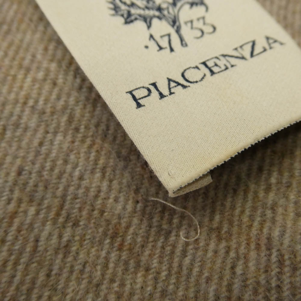 piacenza イタリア製 カシミヤ100％ ブロックチェック マフラー ブラウン系 表記なし【中古】