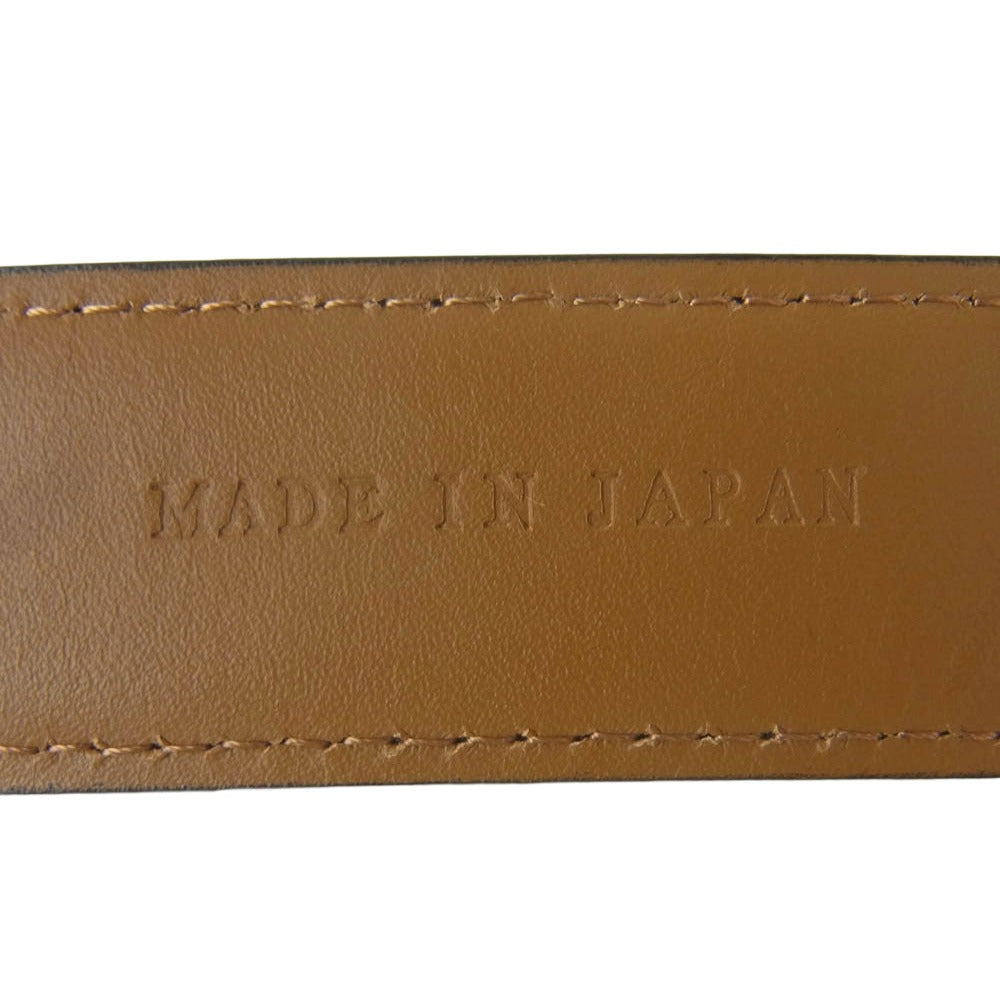 BEAMS ビームス BEAMS PLUS ビームス プラス コードバン ベルト 日本製 ダークブラウン系 34【中古】