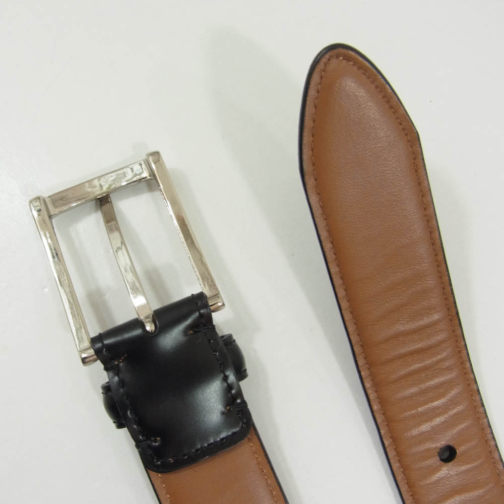 BEAMS ビームス BEAMS PLUS ビームス プラス コードバン ベルト ブラック系【中古】