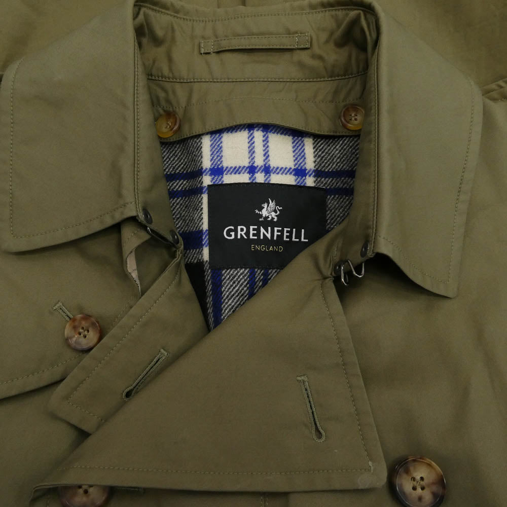 GRENFELL ライナー付き トレンチ コート カーキ系 38【中古】