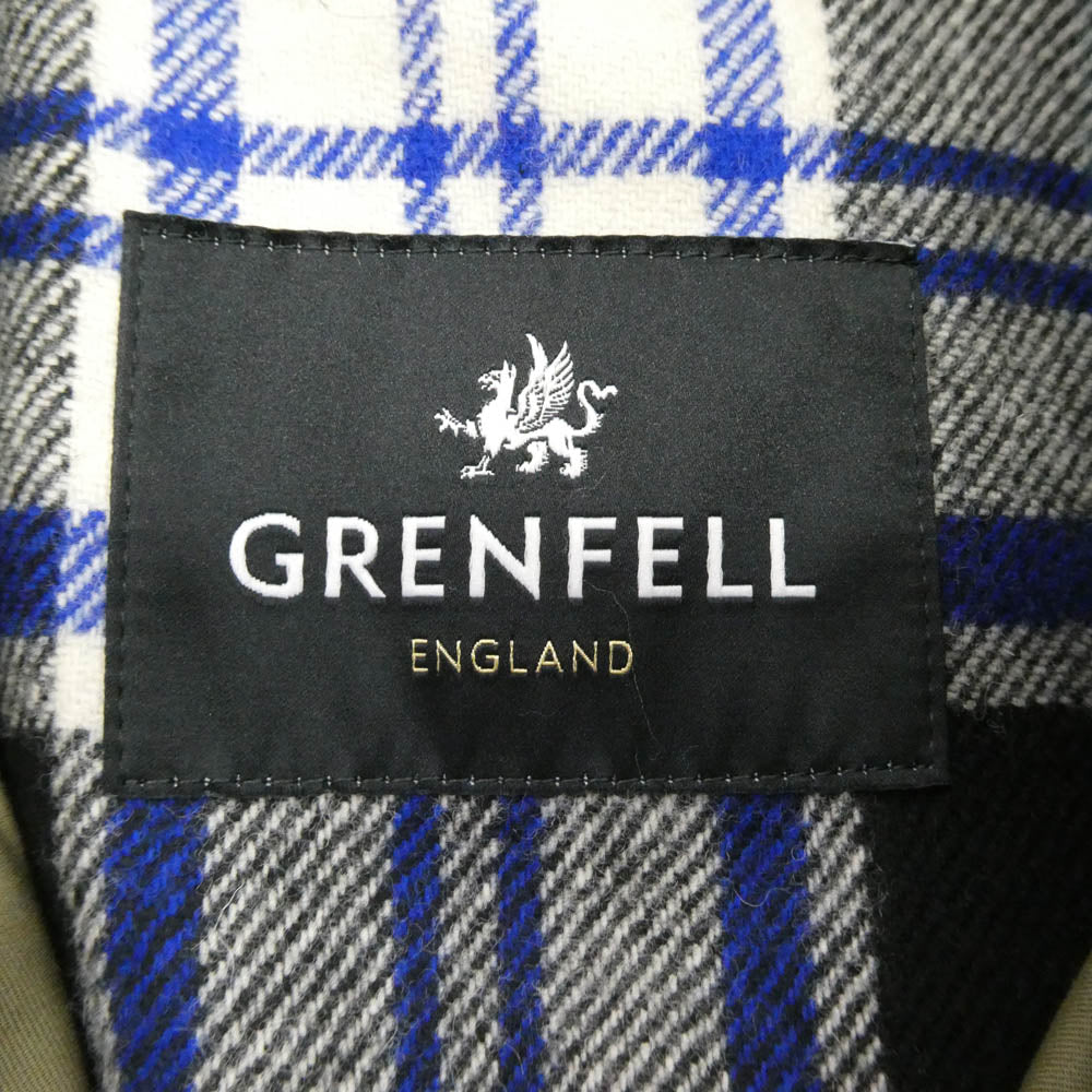 GRENFELL ライナー付き トレンチ コート カーキ系 38【中古】