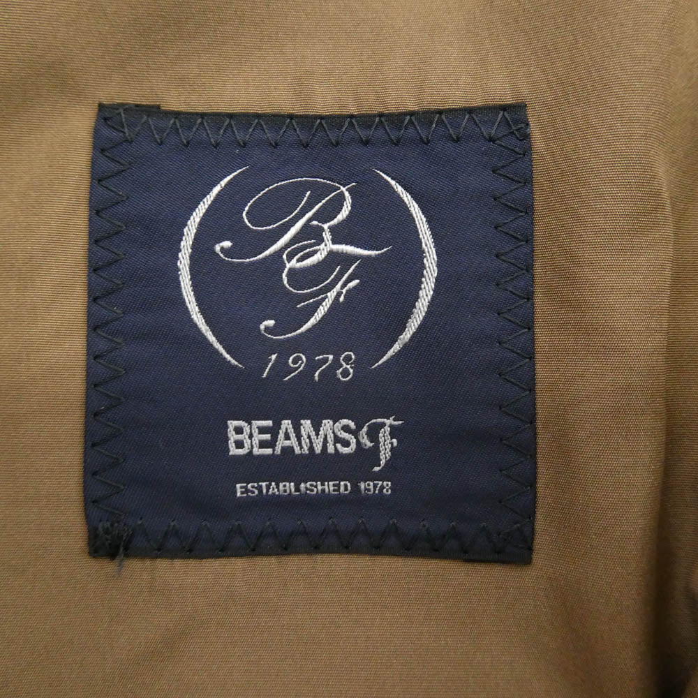 BEAMS ビームス BeamsF シングル トレンチ コート ベージュ系 38【中古】