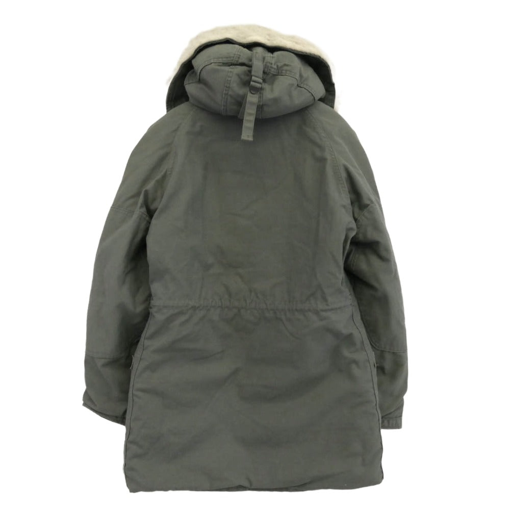ミリタリー 80s USAF 米軍 ミリタリー N-3B ジャケット GREENBRIER INDUSTRIES フライトジャケット モスグリーン系 XXS【中古】