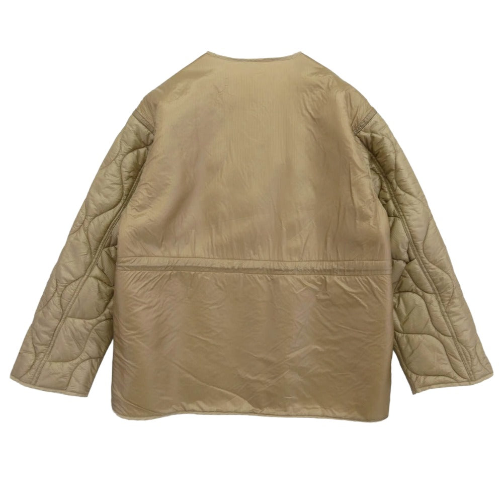 Plage プラージュ JANE SMITH ジェーンスミス リバーシブル ショートボア キルト キルティング コート ジャケット ベージュ系 38【中古】