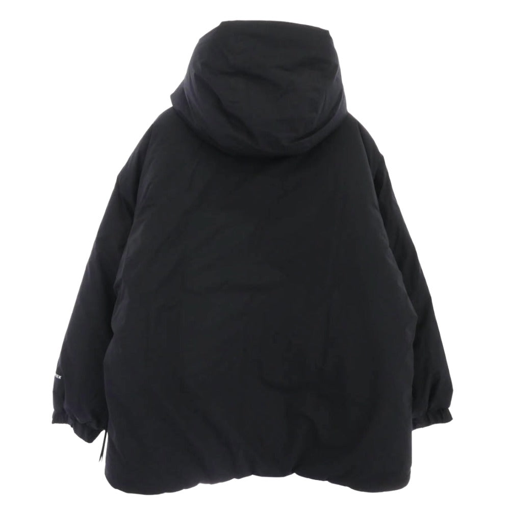 HYKE ハイク 21AW 212-27032 020 × Edition PERTEX SEILD SHORT COAT エディション別注 中綿 ナイロン ジャケット ブラック系 S【中古】