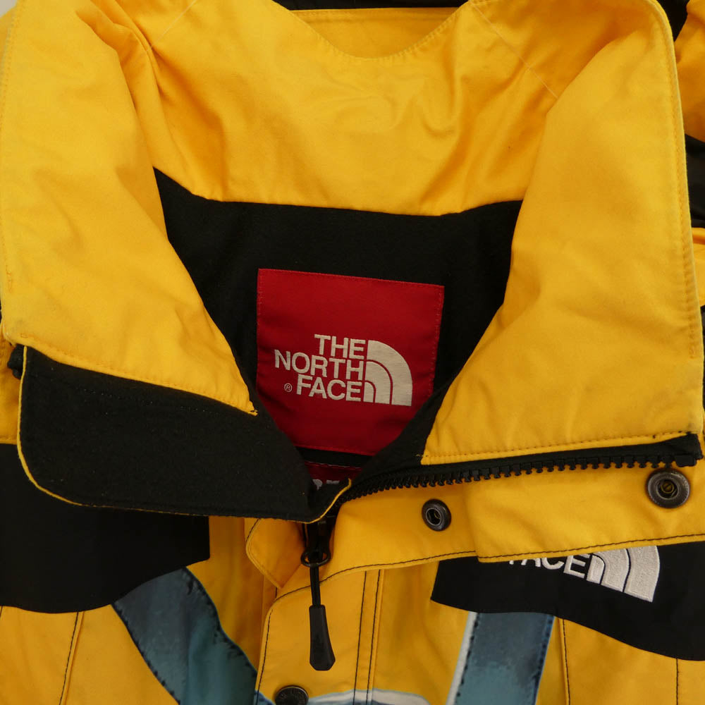 Supreme シュプリーム 19AW NP61902I The North Face Statue of Liberty Mountain Jacket スタチュー オブ リバティ マウンテンジャケット イエロー系 ブルー系 M【中古】