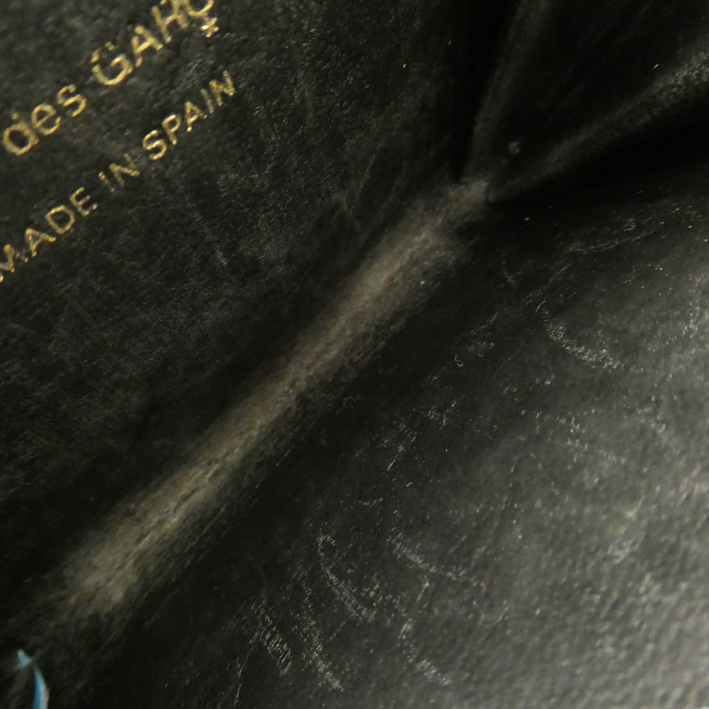 COMME des GARCONS コムデギャルソン カラー レザー コインケース スペイン製 ライトブルー系【中古】