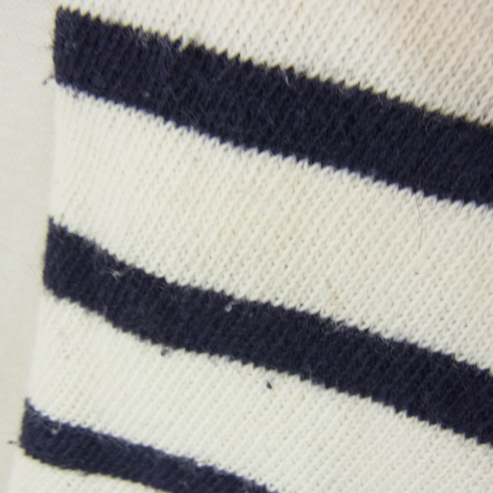 COMME des GARCONS コムデギャルソン UL-O001 JUNYA WATANABE MAN PINK ジュンヤ ワタナベ マンピンク ボーダートップス 花柄 レイヤード ワンピース ネイビー系 M【中古】