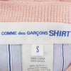 COMME des GARCONS コムデギャルソン S28504 シャツドッキング クルーネック ニット ピンク系 S【中古】