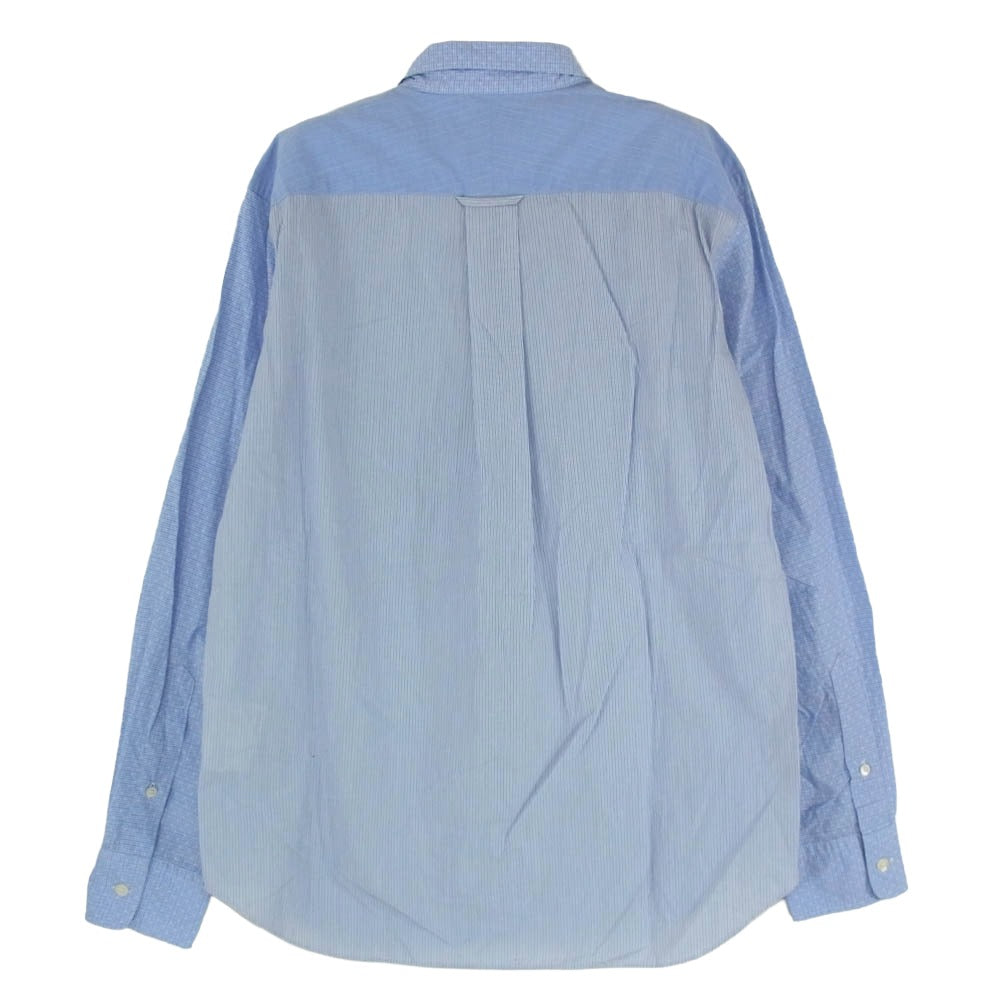 JUNYA WATANABE COMME des GARCONS MAN ジュンヤワタナベコムデギャルソンマン WR-B014 BD SHIRTS ボタンダウンシャツ 長袖シャツ ライトブルー系 S【中古】
