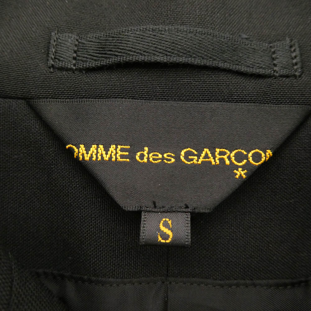 COMME des GARCONS コムデギャルソン 23SS GK-C004 ウール ロングコート ブラック系 S【中古】