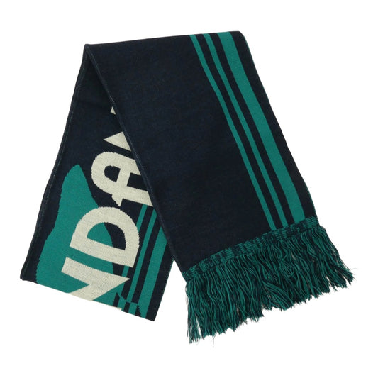 DESCENDANT ディセンダント 24AW 242MADS-AC04 FLUKE UP SCARF フルーク アップ スカーフ ニットマフラー ダークネイビー系 グリーン系【極上美品】【中古】