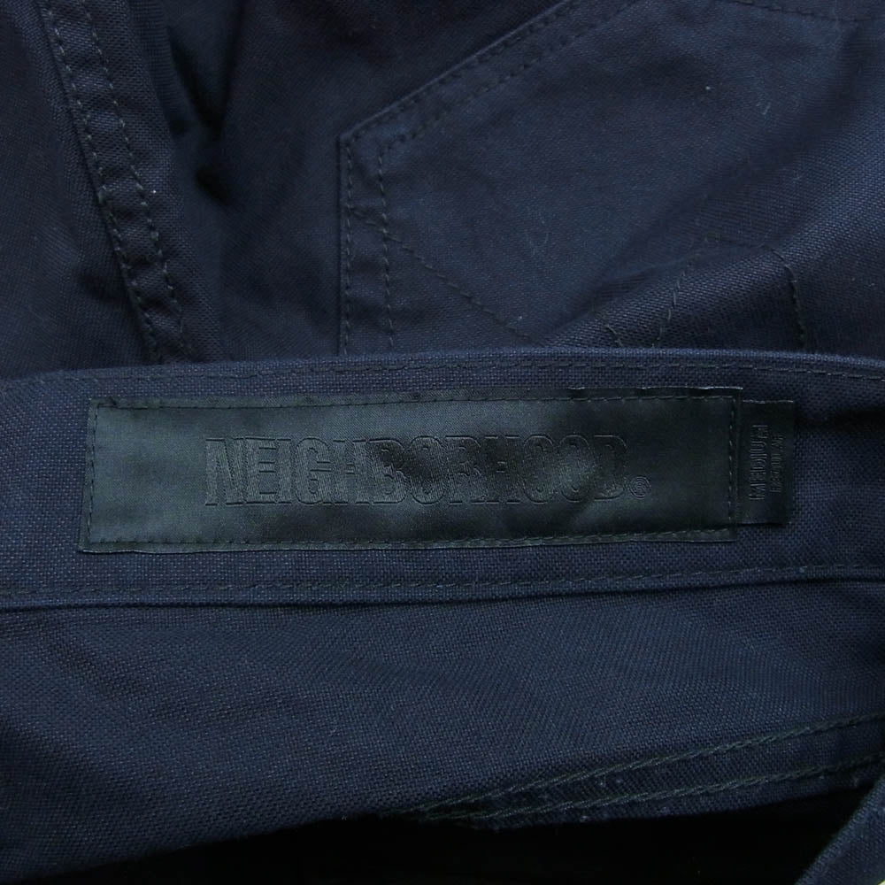 NEIGHBORHOOD ネイバーフッド 241UTNH-PTM01 BW . DP MID PANTS BLACK ダークネイビー系 M【中古】