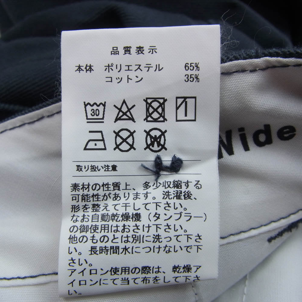 DESCENDANT ディセンダント DC-6 WIDE ワイド チノ ワーク パンツ　 グリーン系 1【中古】