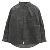 DESCENDANT ディセンダント 20AW 202WVDS-SHM05 KENNEDY'S B.D LS SHIRT FULL SIZE CACHALOT 刺繍 カシャロ コットンコーデュロイ ボタンダウン 長袖 シャツ チャコール系 3【新古品】【未使用】【中古】