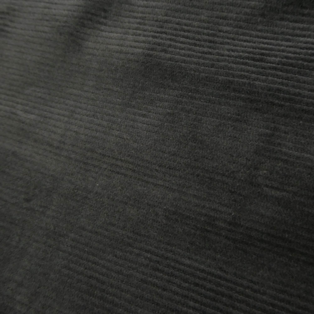 DESCENDANT ディセンダント 20AW 202WVDS-SHM05 KENNEDY'S B.D LS SHIRT FULL SIZE CACHALOT 刺繍 カシャロ コットンコーデュロイ ボタンダウン 長袖 シャツ チャコール系 3【新古品】【未使用】【中古】