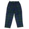 WTAPS ダブルタップス 22AW 222TQDT-PTM02 Seagull 03 Trousers Cotton. Flannel. Textile. Crst Green シーガル 03 トラウザー コットン フランネル テキスタイル クレスト チェック パンツ ネイビー系 X02【中古】