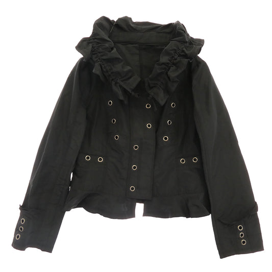 エイココンドウ ショート丈 ナイロン ジャケット ブラック系 42【中古】