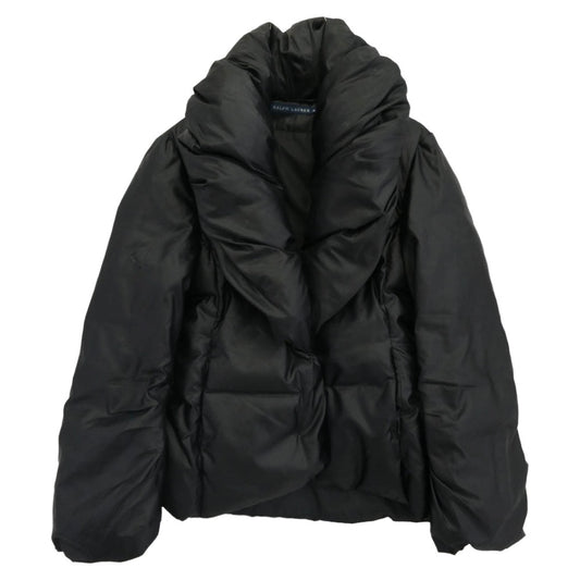 RALPH LAUREN ラルフローレン ショールカラー ダウン ジャケット ブラック系 M【中古】