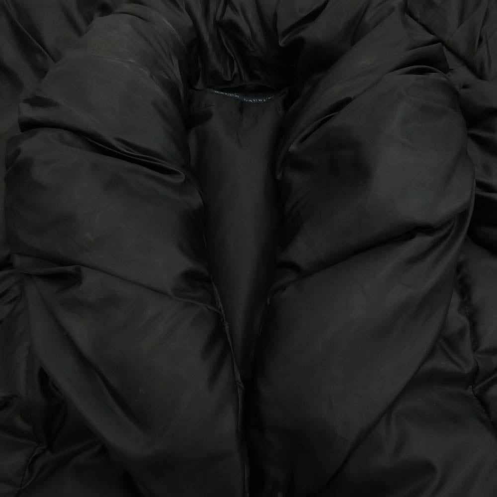 RALPH LAUREN ラルフローレン ショールカラー ダウン ジャケット ブラック系 M【中古】