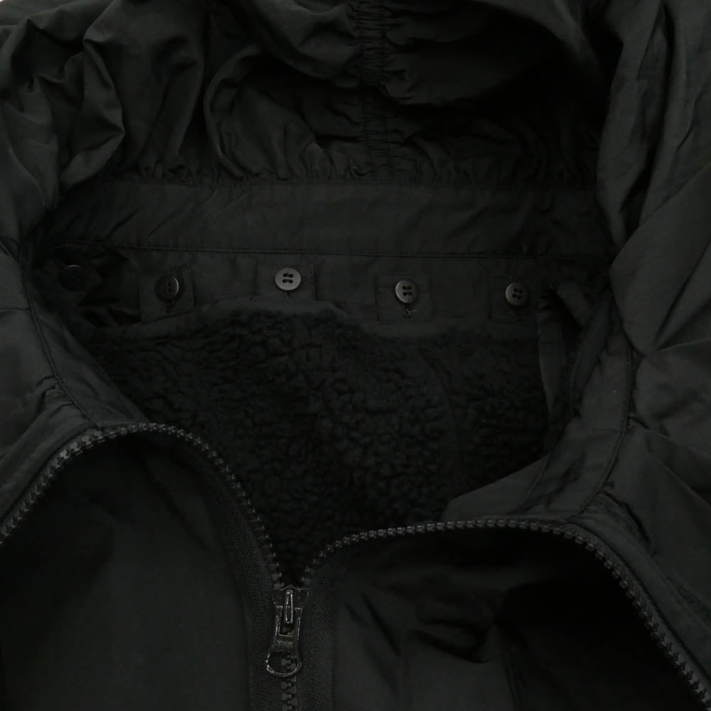 エイココンドウ ライナー付き ベルトデザイン ナイロン コート ブラック系 42【中古】